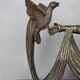 Art Deco bronze sculpture signed H. Molins