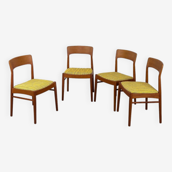 Chaises de Salle à Manger en Teck par Korup Stolefabrik, 1960s, Set de 4