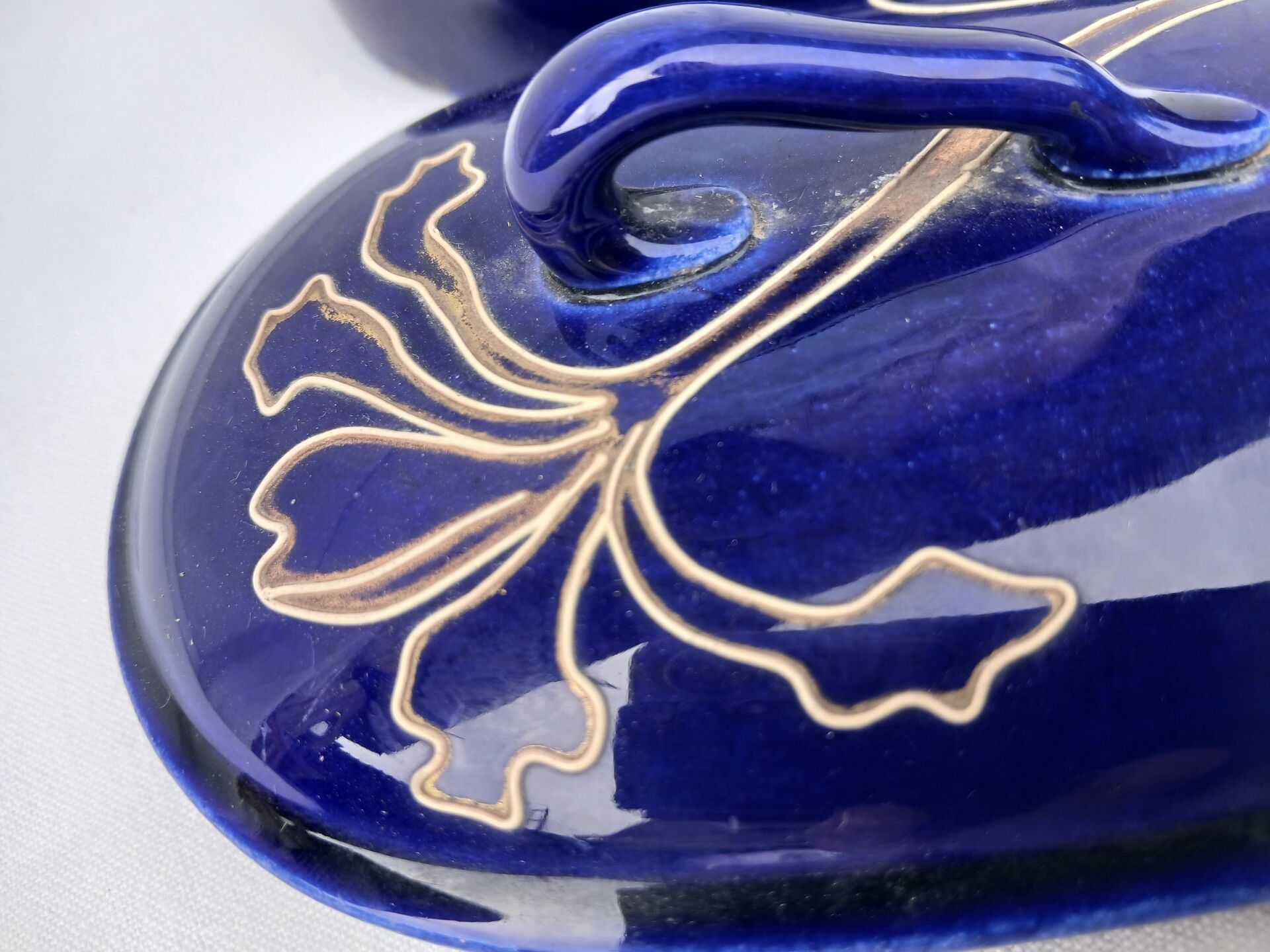 Vintage Art Deco ceramic sweet jar