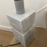 Carrara marble lamp