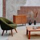 Mid century shoe cabinet | vintage - sidetable