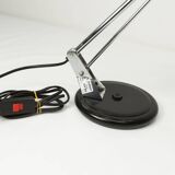 Aluminor 1960 black and chrome lamp Made in France