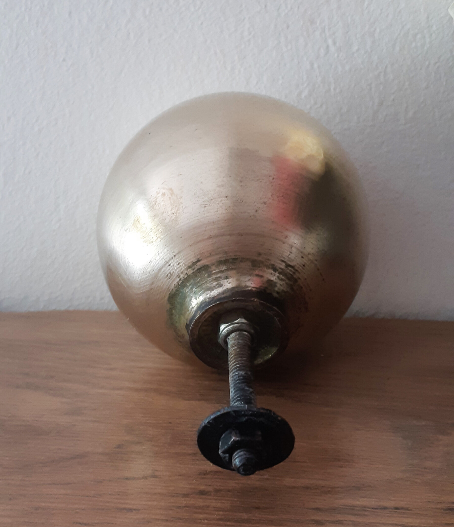 Brass stair ball