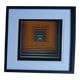 Tableau Vintage Art Optique - Victor Vasarely - Frame 40x40cm