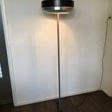 Black Chrome Floor Lamp from Hiemstra Evolux, 1960s