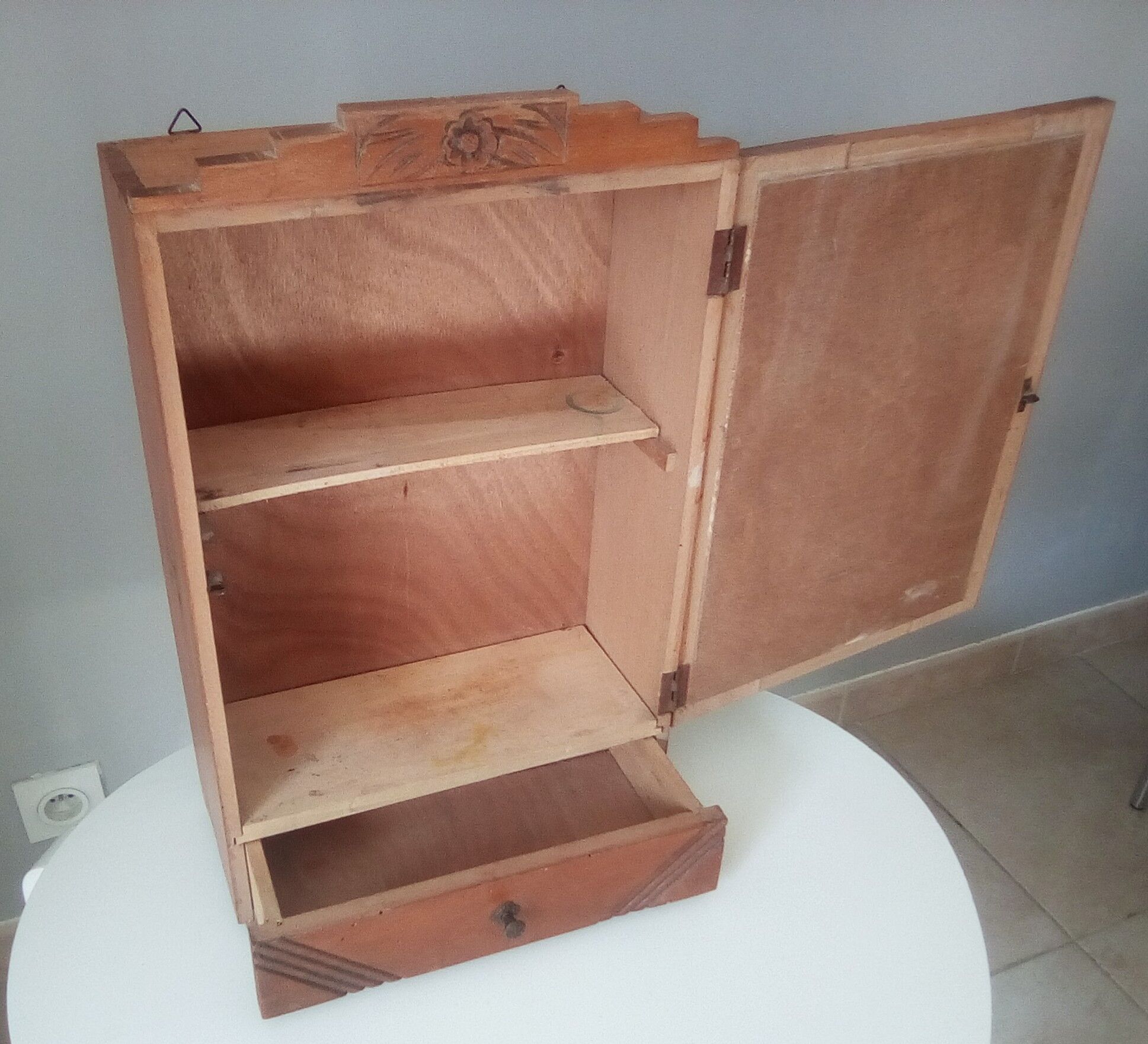 Vintage wall cabinet