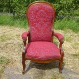 Restored Voltaire armchair