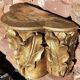 Gilded carved wooden capital, 18th century.