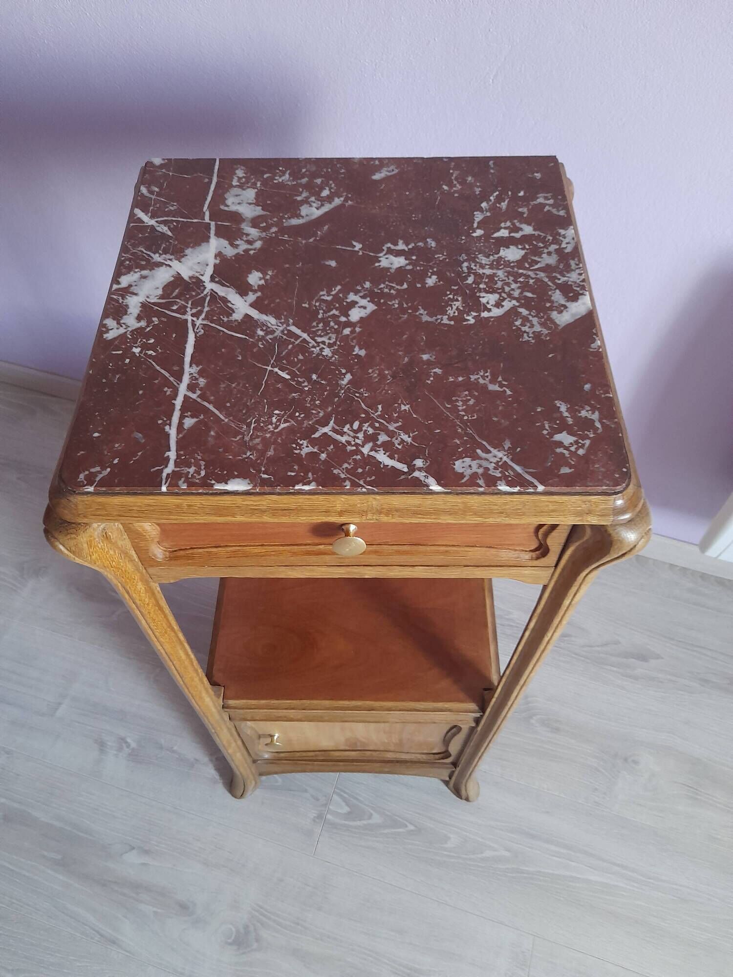 Art Nouveau bedside table