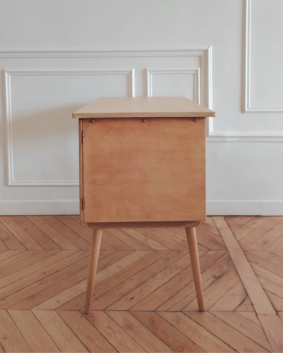 Bureau Baumann vintage rénové, années 60