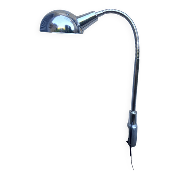 Flexible chrome workshop lamp