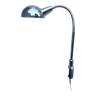 Lampe d'atelier flexible chromée