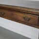 Vintage English Rustic Farmhouse Oak Side Table, 1950s