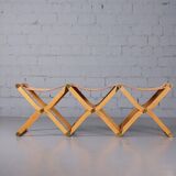 Pippa folding bench by Rena Dumas for Hermès Paris