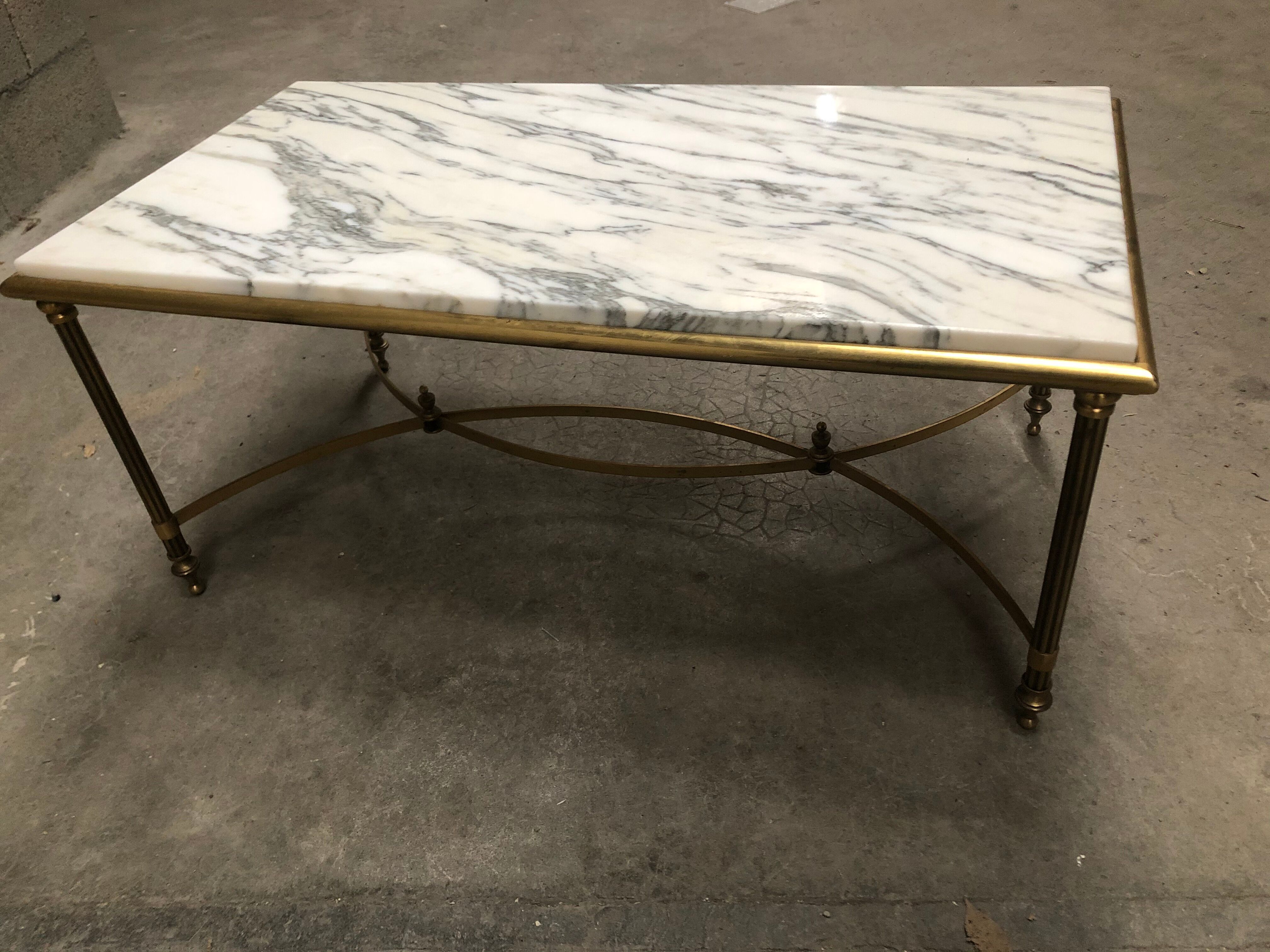 Gold coffee table 60/70