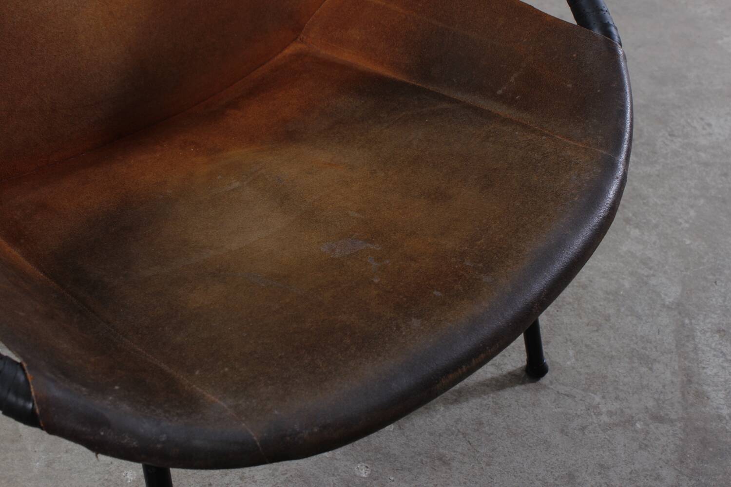 Chaise ballon vintage Lusch Mid Century Design 50er 60er