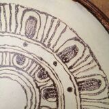 Circular, hollow dish. Ceramic from the 60s-70s