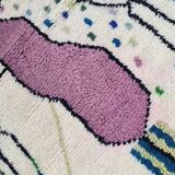 Handmade wool Berber rug 150 X 100 CM