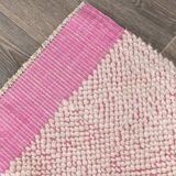 8x10 Rug For Living Room Pink & Beige Vintage Moroccan Rug, 259x301 Cm SKU. 34961