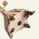 Pair of table candelabra in marble and bronze, Napoleon III style.