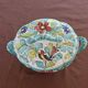 Vintage italian soup tureen in polychrome ceramic – floral decoration – italy