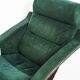 Vintage armchair in Alcantara. Åke Fribyter for Nelo Möbel. Sweden. 1990s.