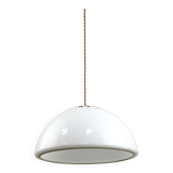 Space-age White Pendant by Luigi Massoni for Guzzini, 1960s