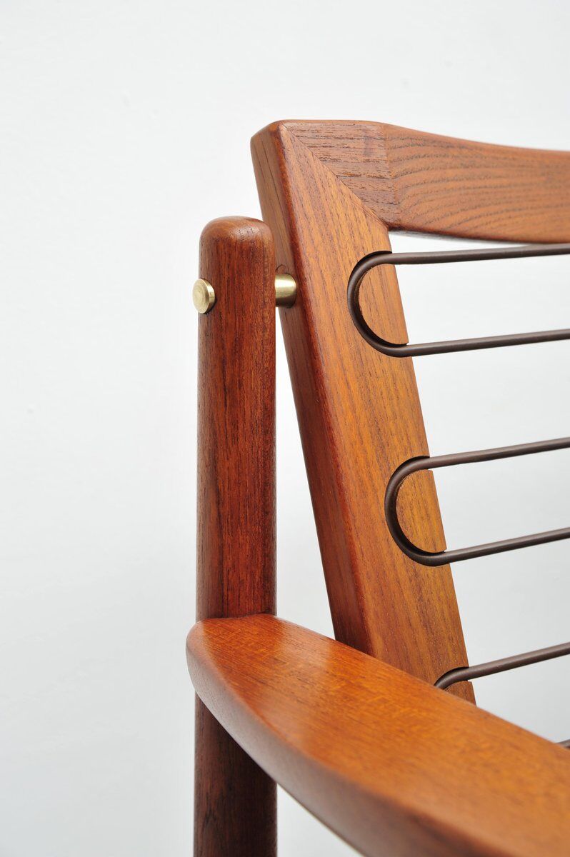 Vintage teak armchairs by Glostrup, 1950s