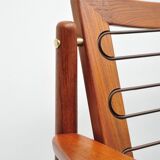 Vintage teak armchairs by Glostrup, 1950s
