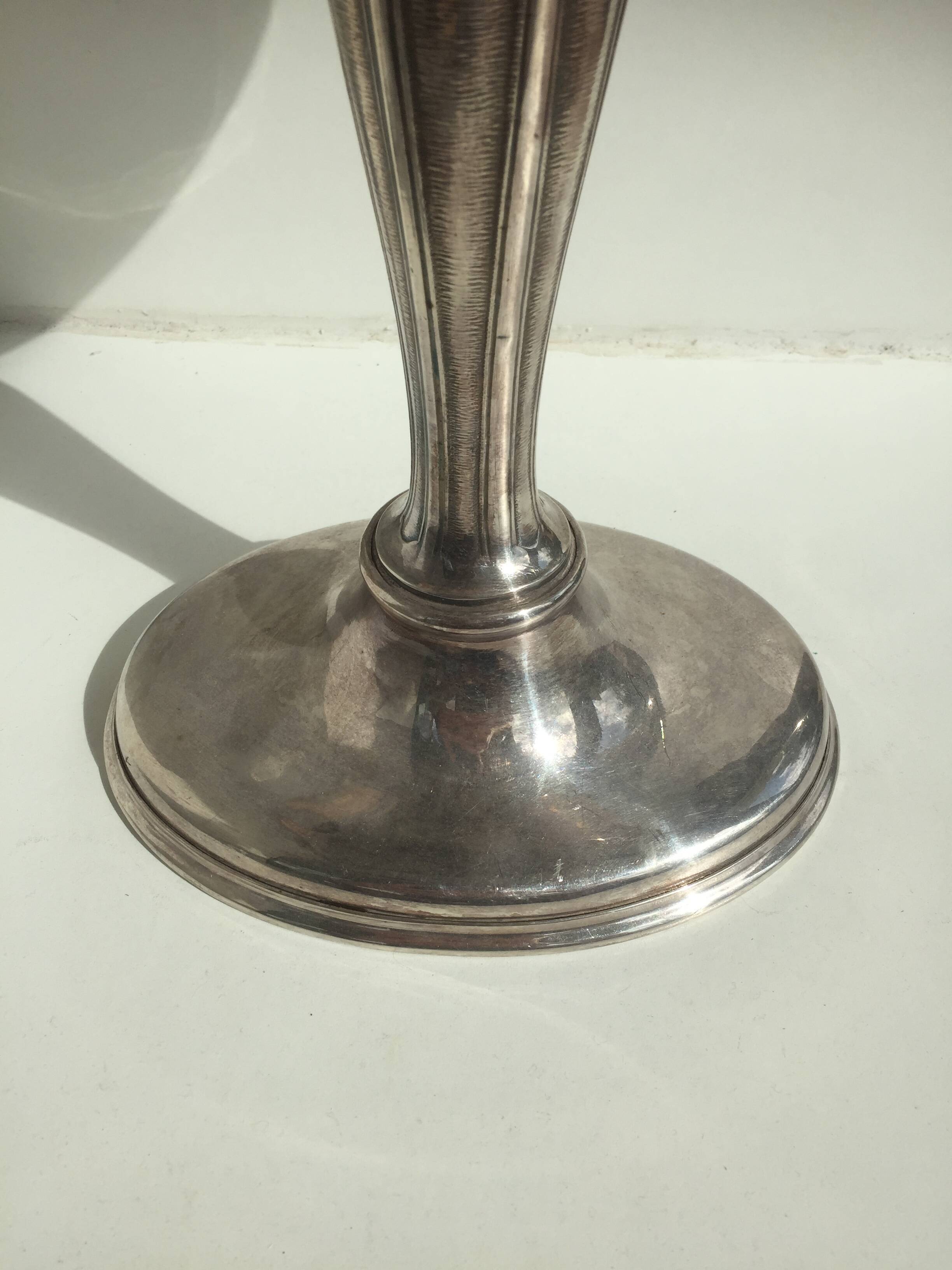 Fruit cup on silver metal stand
