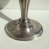 Fruit cup on silver metal stand