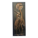 Rare Wall Wood Relief Sculpture of Herons, 1960s