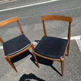 Set of 2 vintage 1960s chairs by Alfred Hendrickx Belform