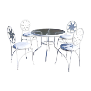 Salon de jardin des années 70