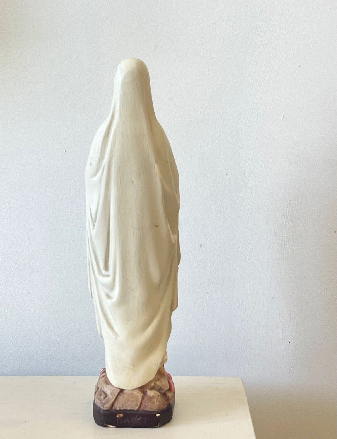 Vierge Marie polychrome 1940/1960.
