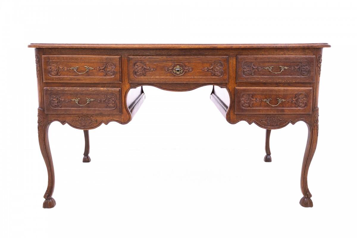 Antique double-sided desk, France, around 1880.