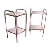 Pair of vintage 70s side table