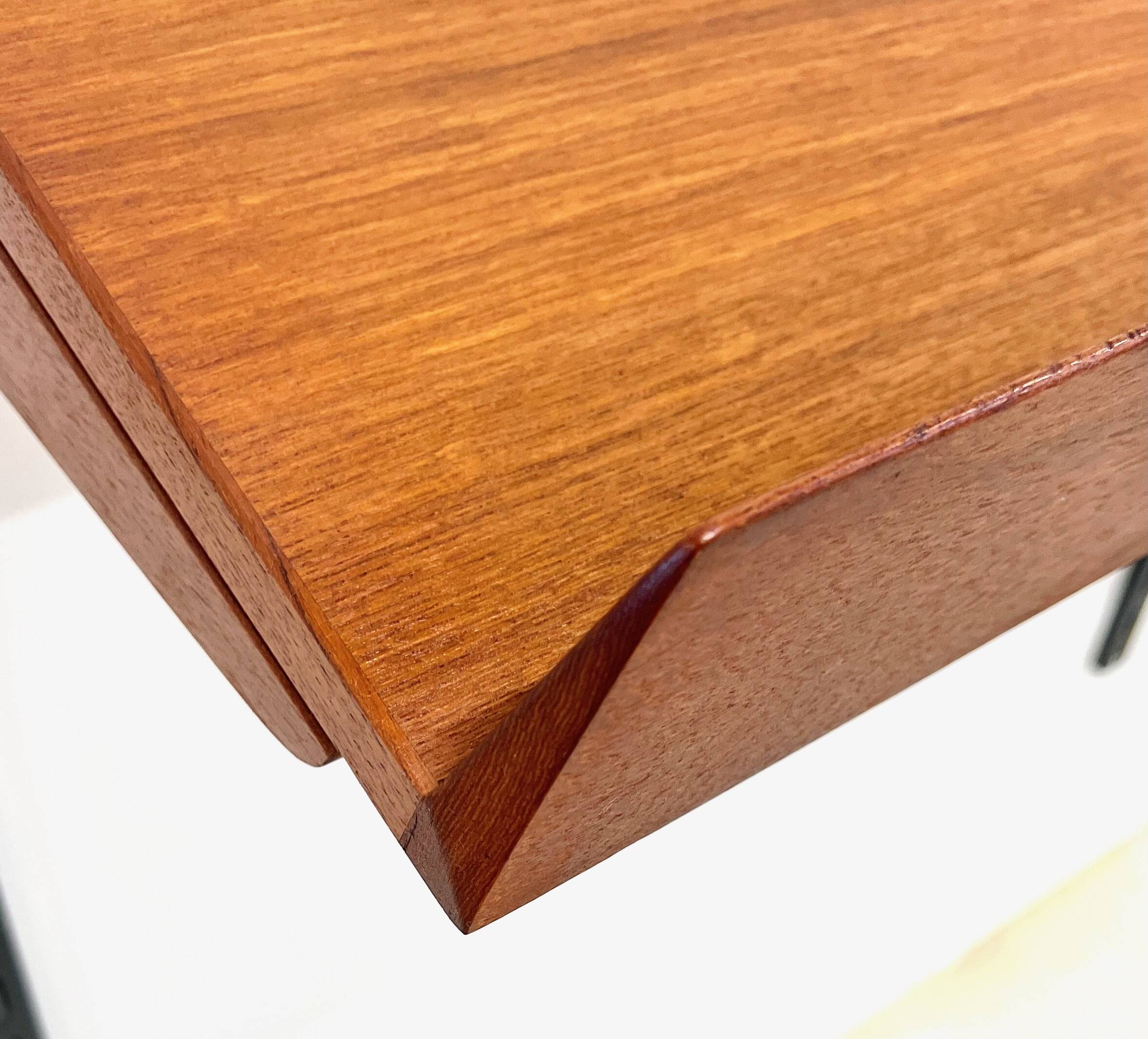 Teak Vintage Magazine Shelf By Kai Kristiansen For FM Modular Wall System.