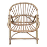 Children's rattan shell chair