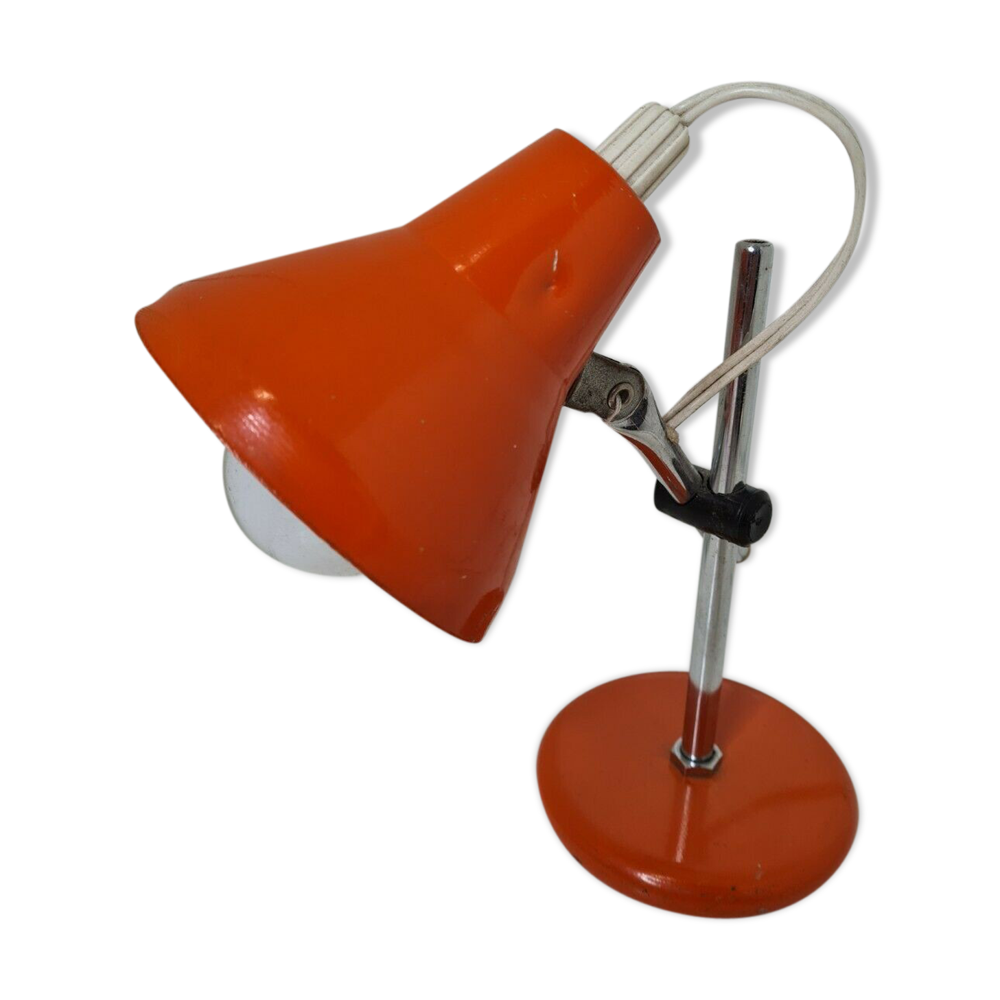 Vintage orange table lamp