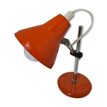 Lampe de table vintage orange
