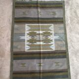 Green Moroccan carpet - 117 x 174 cm