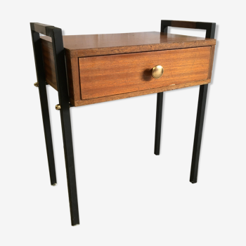 Table de chevet moderniste années 60