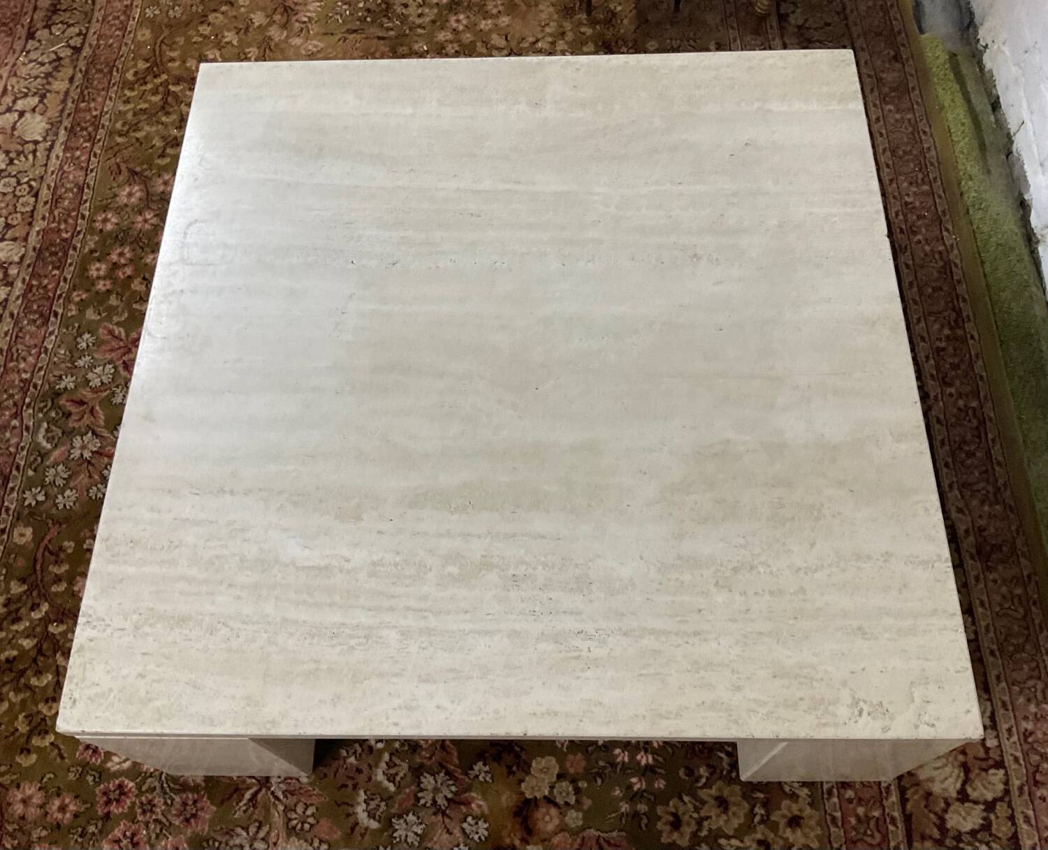Travertine coffee table from the 70s