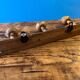 Wooden coat rack from the 60s with 3 hooks