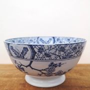 Old collection bowl Creil and Montereau model Japan