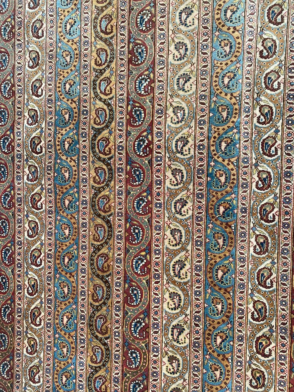 Old Persian Orient ghoom rug handmade 142x205 cm