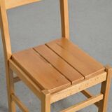 Solid pine chairs, La Cascade Residence, Les Arcs 1600, 1970