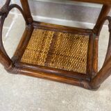 Vintage rattan shelf