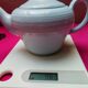 Lot "Mix & Match" Tea Time blue vintage - Booths teapot and cups set